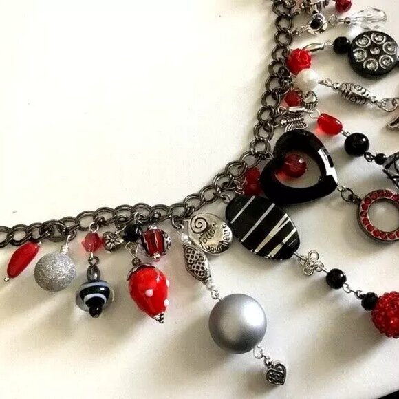 ART BY AMY LABBE New Gorgeous Necklace 13” long - Picture 8 of 15